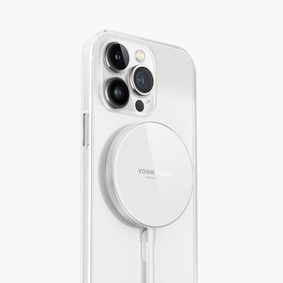 Product Ασύρματος Φορτιστής Vonmahlen Pad Aura Mini White (AUM00006) base image