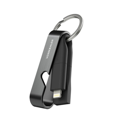 Product Καλώδιο Multi Port Vonmahlen All-in-one High Six 6in1 all Black με Ανοιχτήρι (HSI00001) base image