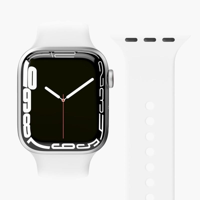 Product Λουράκι Vonmahlen for Apple Silicone Loop 1 Band One White (AWS00001) base image