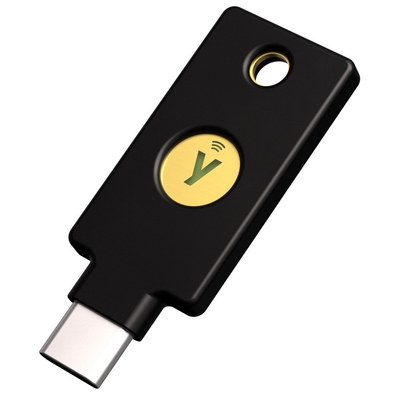 Product Security Key Yubico USB NFC Black (5060408465301) base image