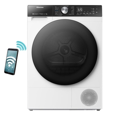 Product Στεγνωτήριο 9kg Hisense Dh5s902bw base image