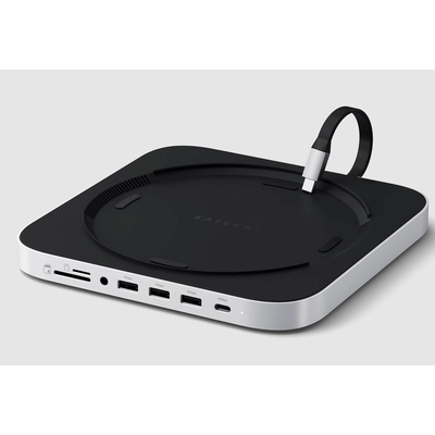 Product Docking Station Satechi Stand για Mac Mini/Studio USB-C, 2xUSB-A 3.0 / 3,5mm / micro/SD / NVMe/M.2 base image