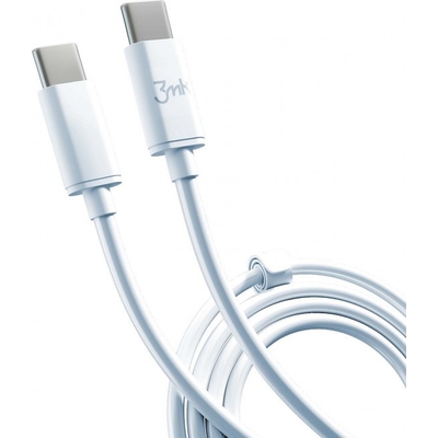 Product Καλώδιο USB 3MK Hyper USB-C σε USB-C 2.0m 100W λευκό base image