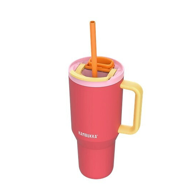 Product Θερμός Kambukka Rio Tumbler Pink Papaya 950 ml κόκκινο base image