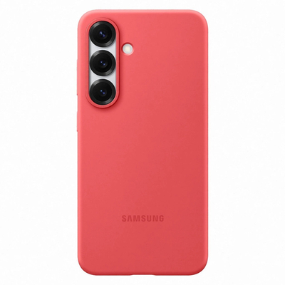 Product Θήκη Κινητού Samsung Silicone για Galaxy S25 – κόκκινη base image