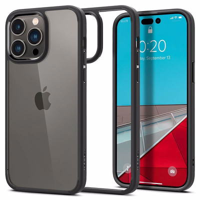 Product Θήκη Κινητού Spigen Ultra Hybrid για iPhone 14 Pro – μαύρο ματ base image