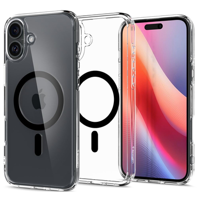 Product Θήκη Κινητού Spigen Ultra Hybrid Mag MagSafe για iPhone 16 – μαύρο base image