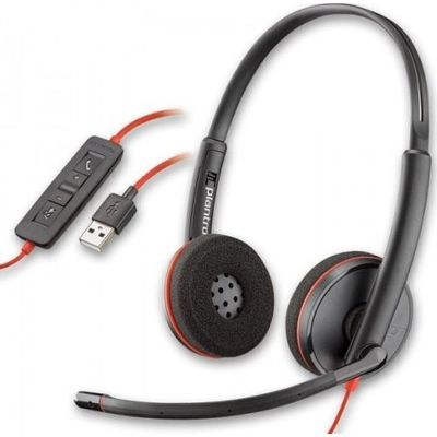 Product Multimedia Ακουστικά Plantronics Blackwire 3220 duo – Μαύρο base image