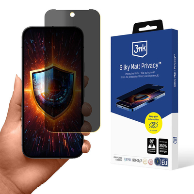 Product Screen Protector 3MK Silky Matt Privacy για Google Pixel 9A base image
