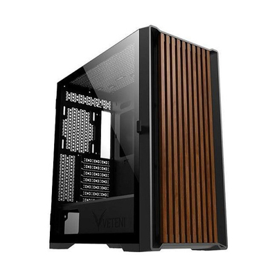 Product Κουτί Υπολογιστή Veteni Woody VT-WOODY-01BK – Μαύρη base image