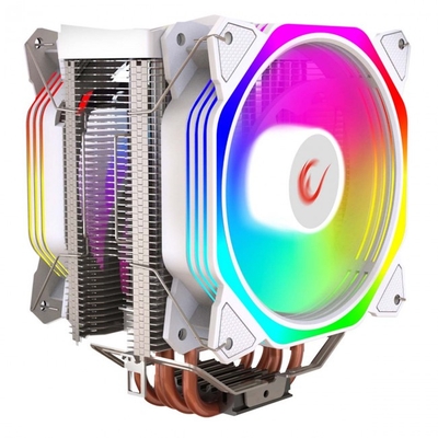 Product Ψύκτρα CPU Rampage Octagon C60 – x 2 120mm ARGB, λευκή base image
