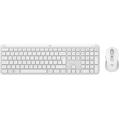 Product Σετ Πληκτρολόγιο + Ποντίκι Ασύρματο Logitech Signature Slim MK950 Λευκό base image