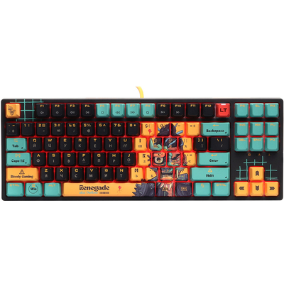 Product Μηχανικό Πληκτρολόγιο A4 Tech Bloody AT87 RENEGADE USB (Alpha Switches) base image