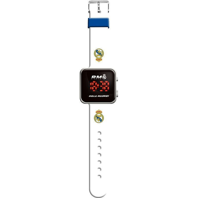 Product Παιδικό Ρολόι LED Real Madrid RM00016 λευκό base image