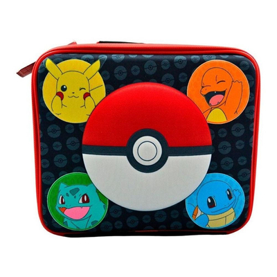 Product Τσαντάκι Φαγητού Pokemon σακίδιο PK00037 μαύρο-κόκκινο base image