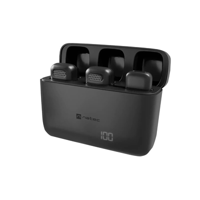 Product Ασύρματα Μικρόφωνα πέτου Natec Hopper με USB-C (σετ 2 τεμ.) base image