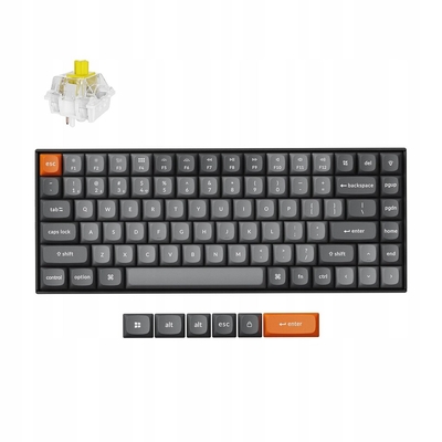 Product Μηχανικό Πληκτρολόγιο Keychron K2 Max 75% Banana Switch Μαύρο base image