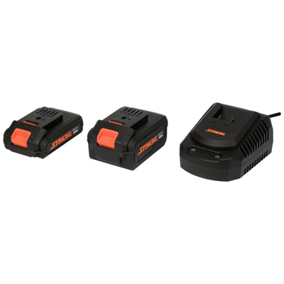 Product Σετ 2 Μπαταριών Εργαλείου με Φορτιστή Sthor 20V 78262 base image