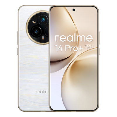 Product Smartphone Realme 14 Pro+ 5G 12/512GB Λευκό του Μαργαριταριού base image