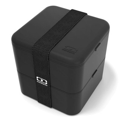 Product Δοχείο Φαγητού Monbento Bento Square Black Onyx μαύρο base image