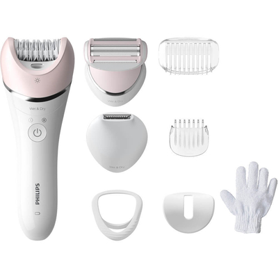 Product Αποτριχωτική Μηχανή Philips BRE721/00 Series 8000 Λευκή-Ροζ base image
