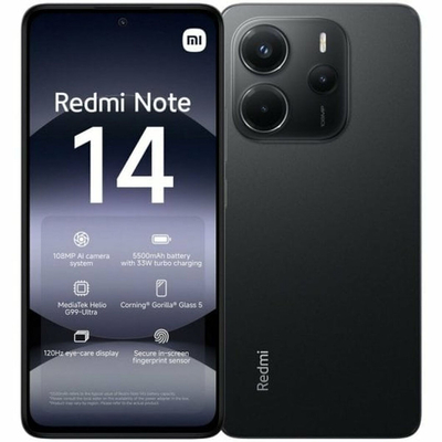 Product Smartphone Xiaomi Redmi Note 14 6+128Gb Ds 4G Midnight Black base image