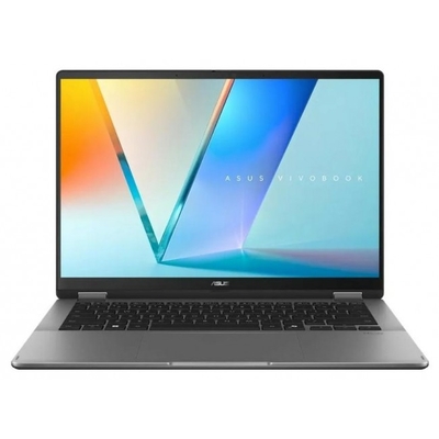 Product Laptop Asus 14" Vivobook 14 Flip OLED TP3407SA-QL011W - Ultra 5 - 226V Touch / 16GB / 512GB / W11Home / Gray (90NB14Y1-M002C0) base image