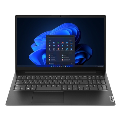 Product Laptop Lenovo 15.6" V15 Intel Core i3 i3-1315U Full HD 8GB DDR4 256GB SSD English Black (83A1007CRM) base image