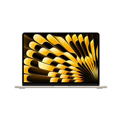 Product Laptop Apple 13,6" Macbook Air - M4 (10/8) 16GB / 256GB / Mac OS / Starlight (MW0Y3ZE/A) base image