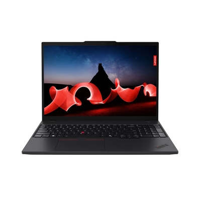 Product Laptop Lenovo 16" ThinkPad T16 Gen 3 Intel Core Ultra 7 155U WUXGA 16GB DDR5 512GB SSD Win11Pro Black (21MN004CPB) base image