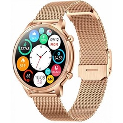 Product Smartwatch Manta Kelly women's gold steel base image