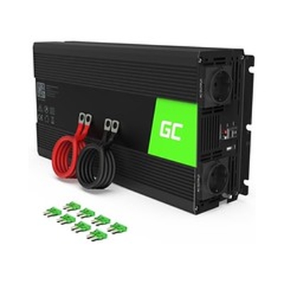 Product Inverter Αυτοκινήτου Green Cell INV22 1500W Black base image