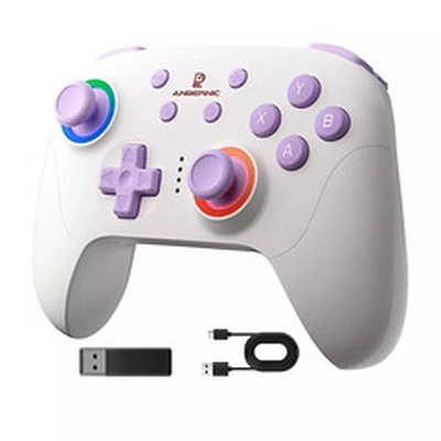Product Gamepad Anbernic P01 Beige White base image
