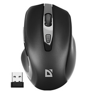 Product Gaming Ποντίκι Defender PRIME MB-053 RF SILENT Black OPTICAL base image