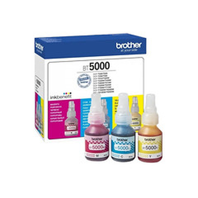 Product Μελάνι Brother BT5000CLVAL 3 pc(s) Compatible Cyan, Magenta, Yellow base image