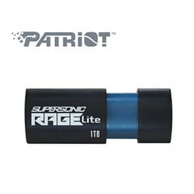 Product USB Flash 1TB Patriot Rage Lite 120 MB/S USB 3.2 retractable Black (PEF1TBRLB32U) base image