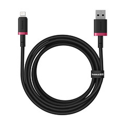 Product Καλώδιo USB Baseus Dura Type A to IP 2.4A fast charging Black, Red base image