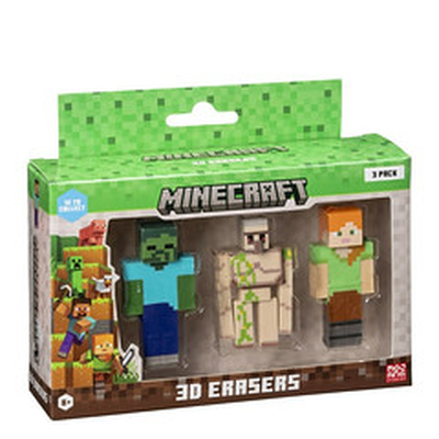 Product Γόμες P.M.I. Minecraft 3D Erasers - 3 Pack Ver.C base image