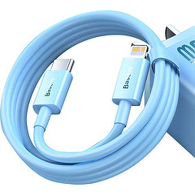 Product Καλώδιo USB Baseus Gem USB-C to iP fast charging 2m 20W Blue base image