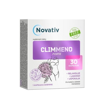 Product Συμπλήρωμα Διατροφής Novativ ClimMeno Forte 30 capsules base image