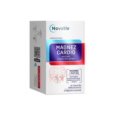 Product Συμπλήρωμα Διατροφής Novativ Magnesium Cardio 50 film-coated tablets base image
