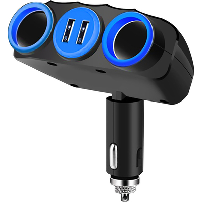 Product Φορτιστής Αυτοκινήτου Vakoss TP-3268K 2xUSB Cigarette Lighter Socket Splitter base image