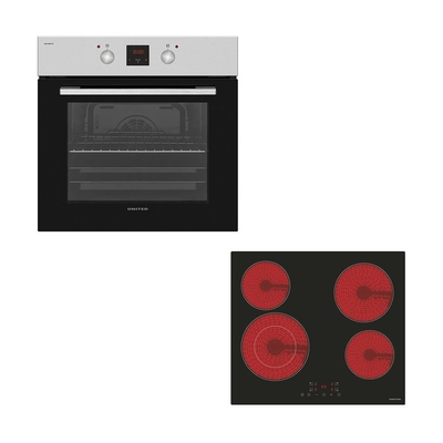 Product Σετ Εντοιχισμού United UBH-60464 UBO 68657TP Inox base image