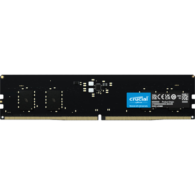 Product Μνήμη RAM Σταθερού DDR5 8GB Crucial - 4800 UDIMM CL40 - 50 pc. Tray base image