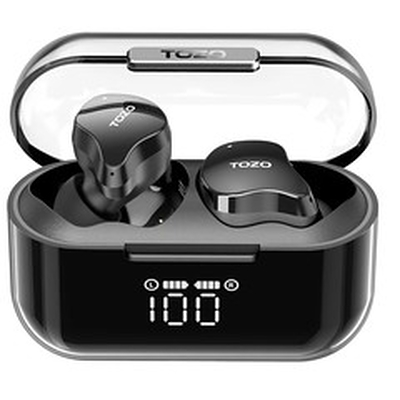 Product Bluetooth Handsfree Tozo T18 CRYSTAL BUDS (TWS) In-Ear Type-C Black base image