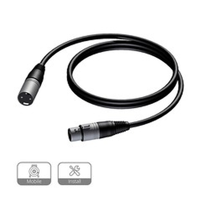 Product Καλώδιο Ηχείων Procab MALE XLR - FEMALE XLR 15 M base image