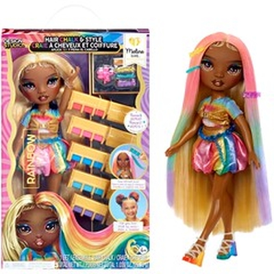 Product Κούκλα Rainbow High Hair Chalk & Style Doll- Meline (Gold) base image