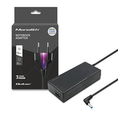Product Φορτιστής Laptop 120W Qoltec 51733 for HP / / 19.5V / 6.15A / 4.5*3.0+pin / +power cable base image