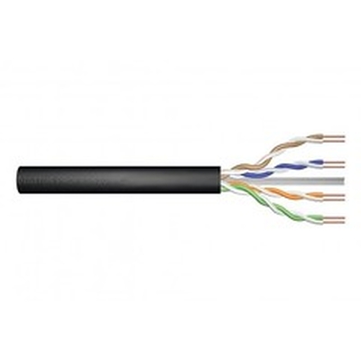 Product Καλώδιο Δικτύου Digitus Outdoor Dry Installation Cat.6,U/UTP, Fca, AWG 23/1, PE, 500m, Black base image