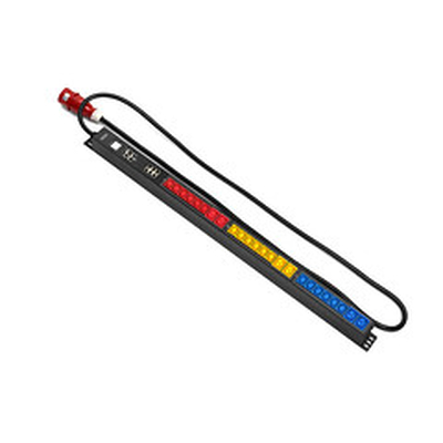 Product Πολύπριζο PDU 0U, IEC 60309 plug 32A/400V, 18xC13 10A/250V, 6xC19 16A/250V,32A base image